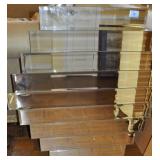 CONTEMPORARY BEVELED GLASS MIRROR