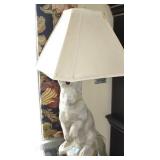 COMPOSITE RABBIT TABLE LAMP WITH SHADE