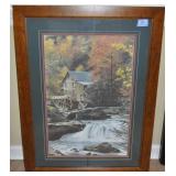 "GRIST MILL" PRINT BY LARRY BURTON #536/800