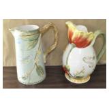 2 FITZ AND FLOYD PITCHERS