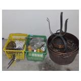 GROUPING: FLOWER POTS, BUCKETS, ETC.