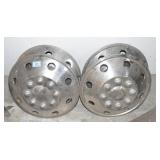 4 HUBCAPS - SHOULD FIT UNIVERSAL 3/4 TON TRUCK -