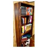 BOOK VARIETY AND BOOKCASE