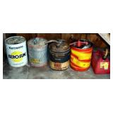 5 FUEL CANS