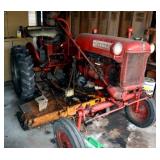 1946-47 FARMALL CUB TRACTOR WITH MOWER NOT