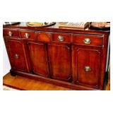 MAHOGANY SIDE SERVER 59" W X 19" D X 35 1/2" H