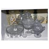 CLEAR GLASSWARE VARIETY