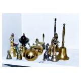 16 BELLS AND BRASS DECOR