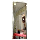 PAIR COMMERCIAL DRESSING ROOM MIRRORS 18" W X 72"