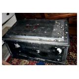 MILITARY TRUNK W/AIR FORCE UNIFORM ITEMS 41" W X