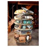 HARDWARE STORE REVOLVING BOLT BIN