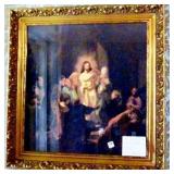 2 RELIGIOUS PRINTS LAST SUPPEER AND INCREDULITY