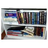 BOOKCASE AND BOOKS BOOKCASE 35 1/2" W X 15 3/4" D