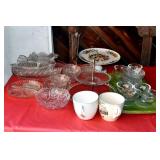 CLEAR GLASSWARE VARIETY