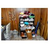 MATERIAL, METAL DESK, CHAIR, FAN ETC