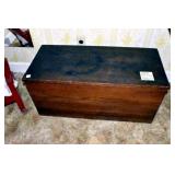 OAK LIFT TOP CHEST 34" W X 16" D X 16" H