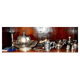 10 PIECES SILVER PLATE & COLLECTOR SPOONS