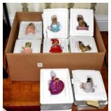 8 DOG FIGURINES WITH BOXES