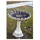 CONCRETE BIRD BATH