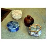 4 TRINKET BOXES