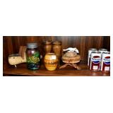 WOOD CARVING, SODA CANS, ETC