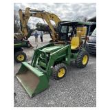 JOHN DEERE 4100 4x4 TRACTOR W/LOADER