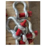 4pc 1 1/4" SHACKLES