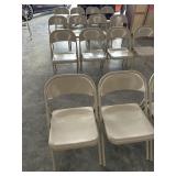 90 METAL FOLDING CHAIRS