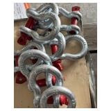 10pc 7/8" SHACKLES