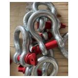 6pc 1 1/8" SHACKLES