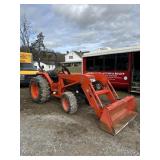 KUBOTA L4400 TRACTOR W/ LA 703 LOADER AND BUCKET