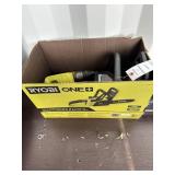 RYOBI CHAINSAW & DRILL NO BATTERY OR CHARGER