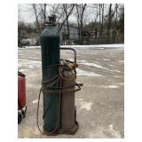 TORCH BOTTLES W/ TORCH AND DOLLY