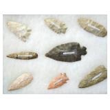 8 POINTS: LATE PALEOINDIAN - MIDDLE ARCHAIC PERIOD