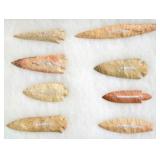 8 POINTS: LATE PALEOINDIAN - EARLY WOODLAND PERIOD