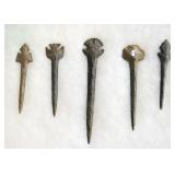 5 ASSORTED DRILLS - 5 1/2" - 8 1/4"