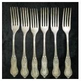 SET OF 6 DINNER FORKS