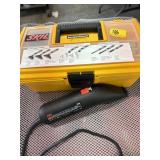 TOOL BOX WITH SKIL MULTI TOOL AND ATTACHMENTS