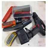 4 DRILLS AND STUD FINDERS