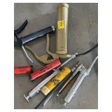 ASSORTMENT OF GREESE GUNS