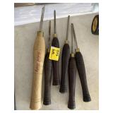 6 LATHE KNIVES