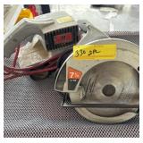 BELT SANDER AND SKIL SAW