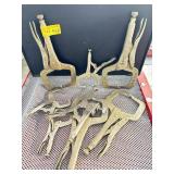 8 PC WELDING CLAMPS