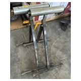 PAIR OF SHOP ROLLERS FOR MATERIAL