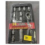 14pc SAE & METRIC SOCKET SET
