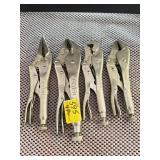 4 VISE GRIPS