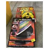 FLAT WATER HOSE AND SWEIVEL TABLE TOPS