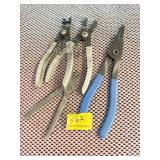 4 SNAP RING PLIERS
