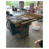POWERMATIC TABLE SAW WITH EXTENSION