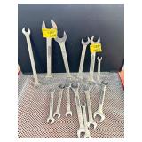 12 PC. OPEN END CRAFTSMAN WRENCHES